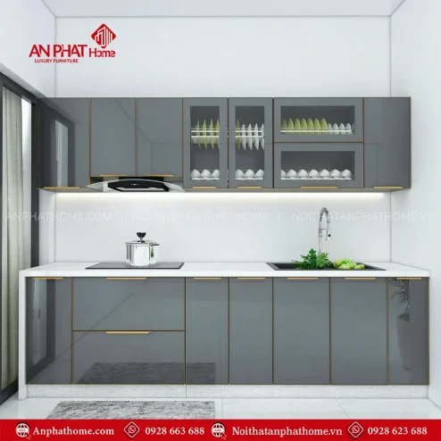Tủ Bếp Đẹp Cho Nhà Chung Cư TB-1000