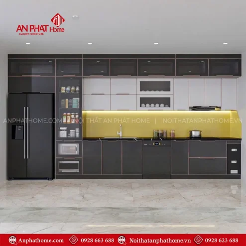 Tủ Bếp Đẹp Cho Nhà Hiện Đại TB-1005