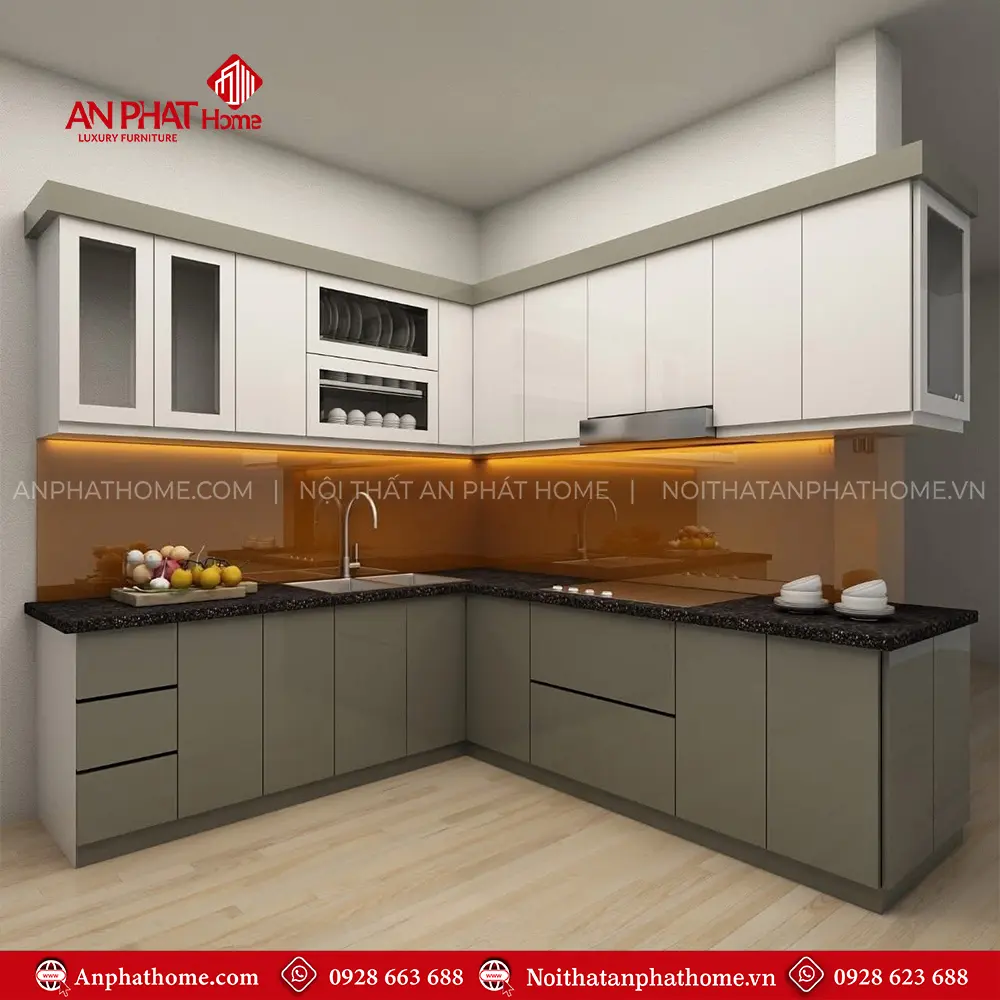 Tủ Bếp Đẹp Hiện Đại TB-923 7 Tủ Bếp Đẹp Hiện Đại TB-923