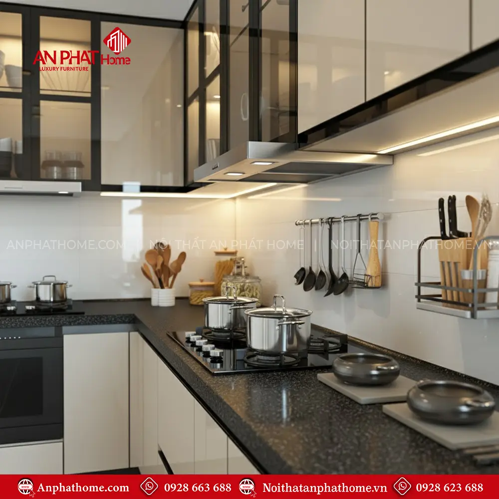 Tủ Bếp Đẹp Phủ Acrylic Sang Trọng TB-906 12 Tủ Bếp Đẹp Phủ Acrylic Sang Trọng TB-906