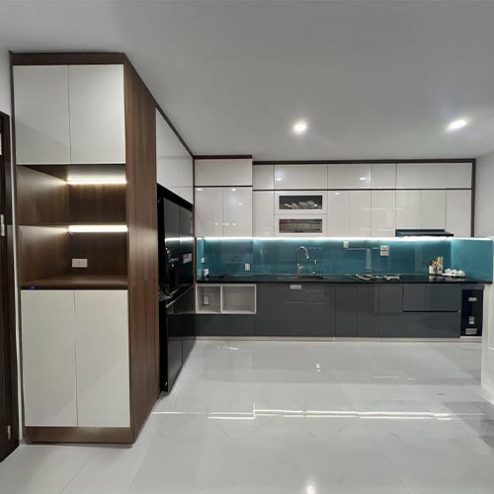 Tủ Bếp Gỗ An Cường Cánh Phủ TB-932