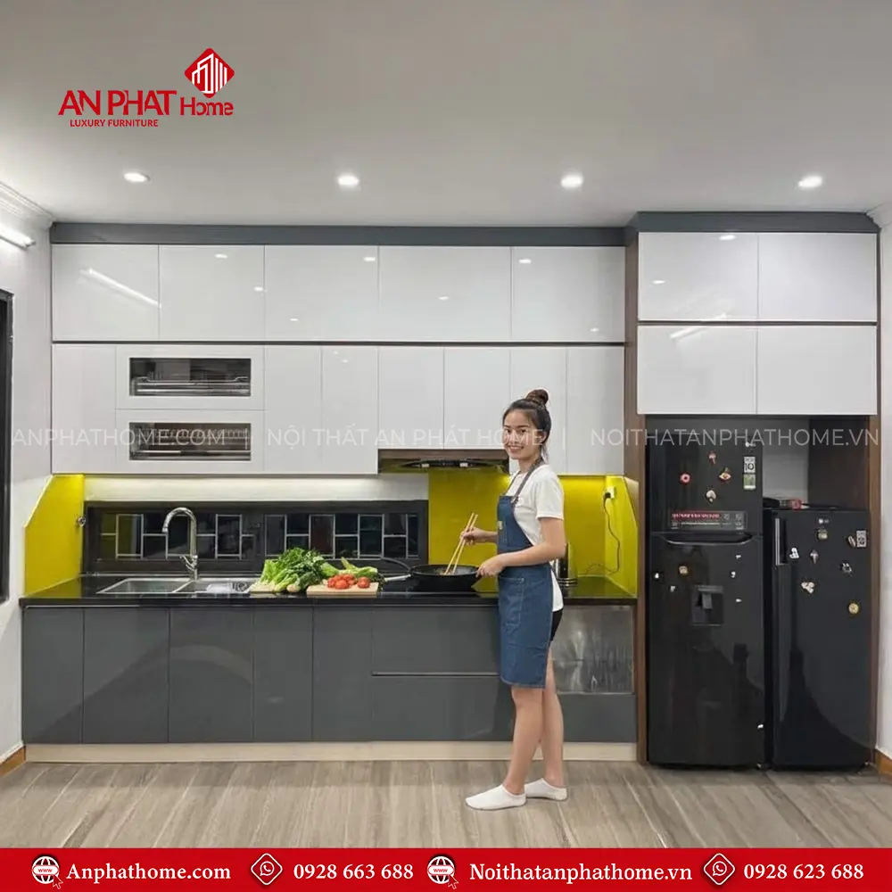 Tủ Bếp Gỗ Công Nghiệp Hiện Đại TB-920 8 Tủ Bếp Gỗ Công Nghiệp Hiện Đại TB-920