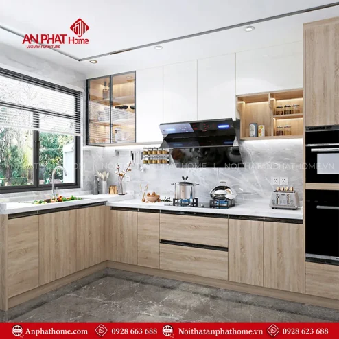 tu bep go mdf hien dai tb 90200001