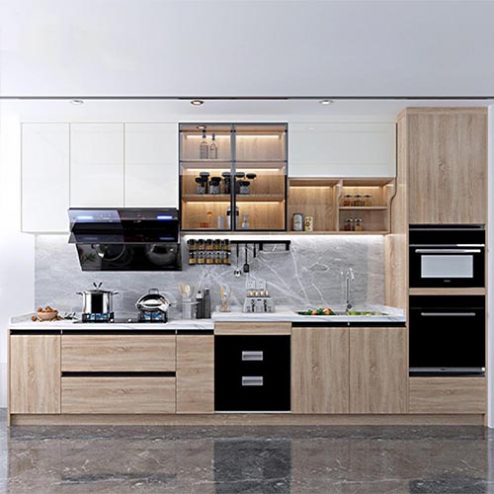 Tủ Bếp Gỗ MDF Hiện Đại TB-902