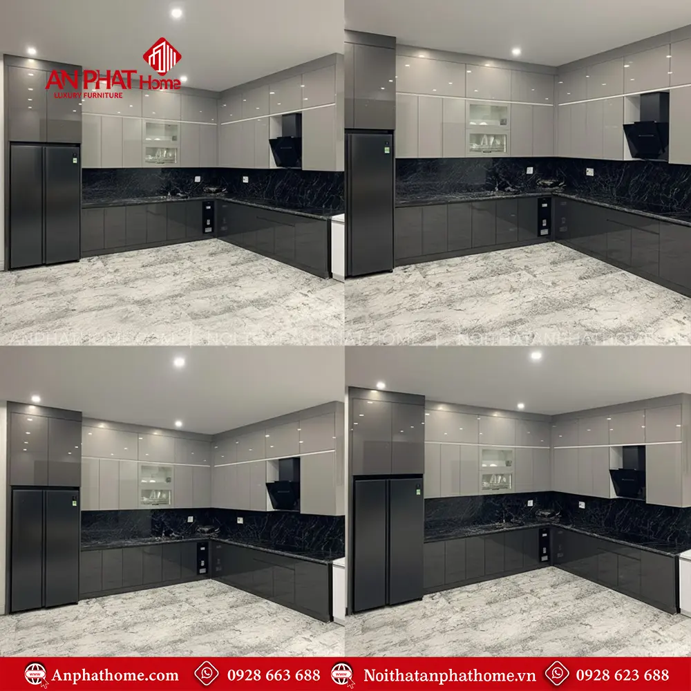 Tủ Bếp Hiện Đại Cánh Phủ Acrylic Đẹp TB-948 8 Tủ Bếp Hiện Đại Cánh Phủ Acrylic Đẹp TB-948