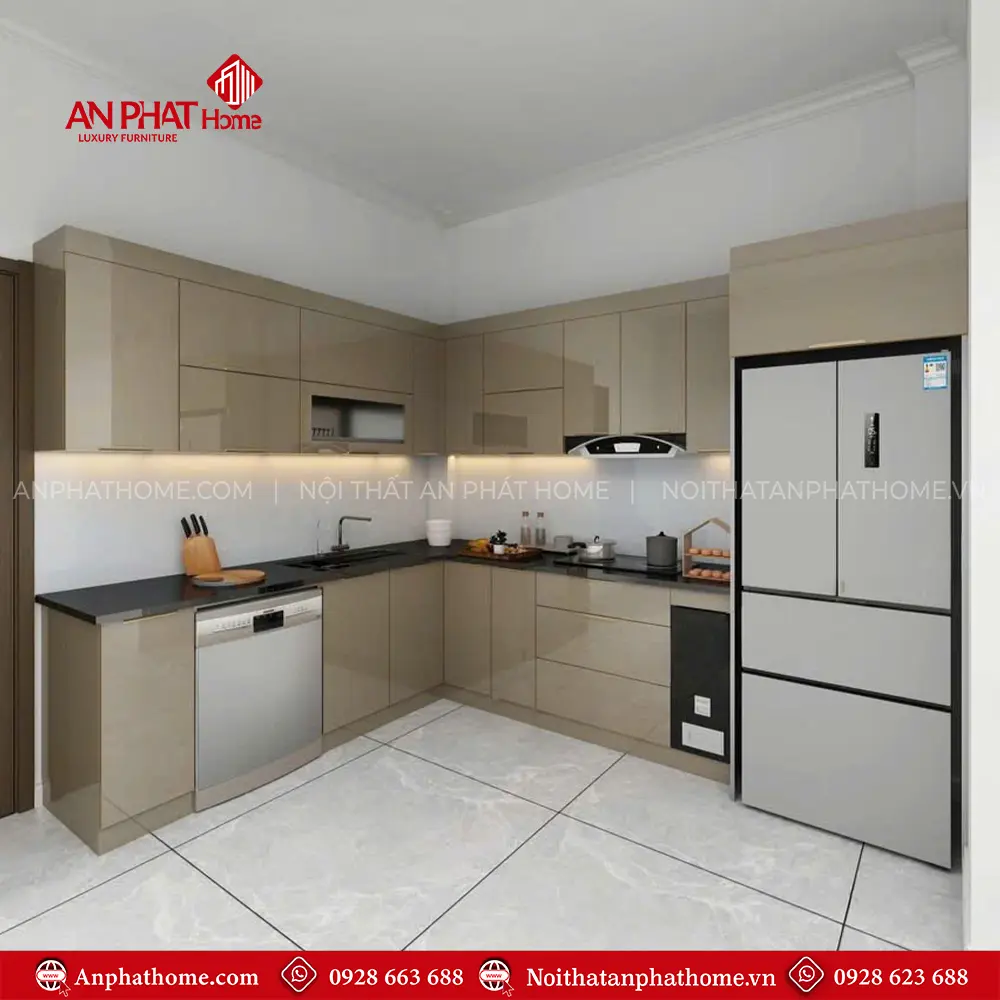 Tủ Bếp Hiện Đại Cao Cấp Cho Nhà Chung Cư TB-995 3 Tủ Bếp Hiện Đại Cao Cấp Cho Nhà Chung Cư TB-995