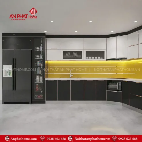 Tủ Bếp Hiện Đại Cho Nhà Phố TB-1008