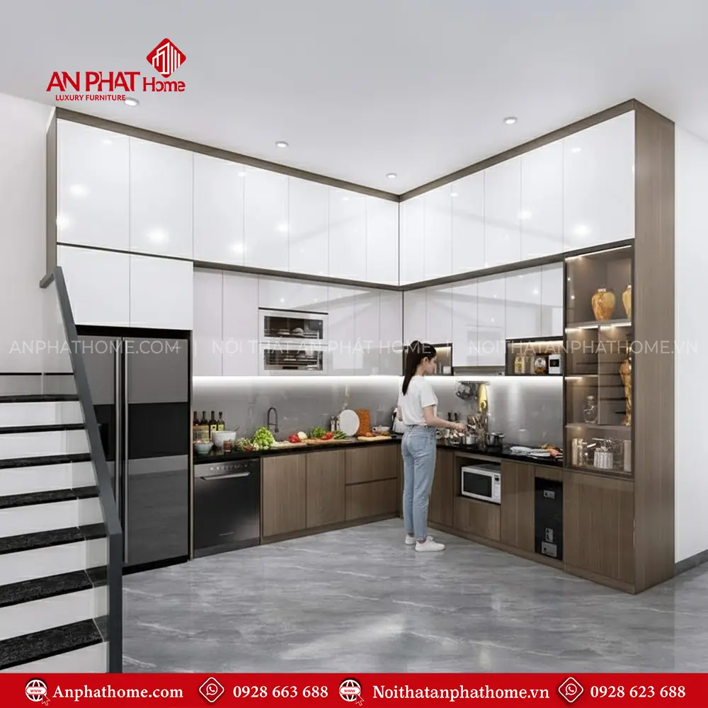 Tủ Bếp Hiện Đại Gỗ Đẹp TB-936 8 Tủ Bếp Hiện Đại Gỗ Đẹp TB-936