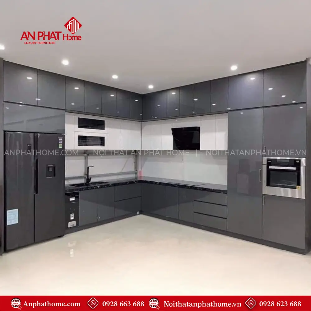 Tủ Bếp Inox 304 Cánh Phủ Acrylic TB-912 7 Tủ Bếp Inox 304 Cánh Phủ Acrylic TB-912