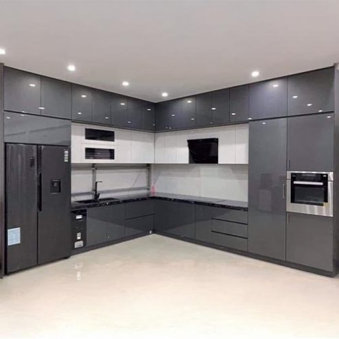 Tủ Bếp Inox 304 Cánh Phủ Acrylic TB-912