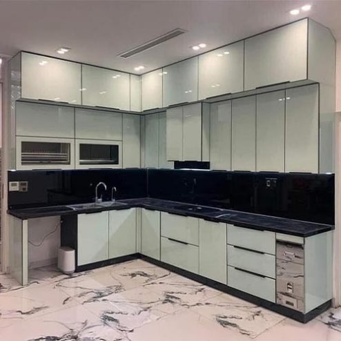 Tủ Bếp Inox Cánh Acrylic Cao Cấp TB-926