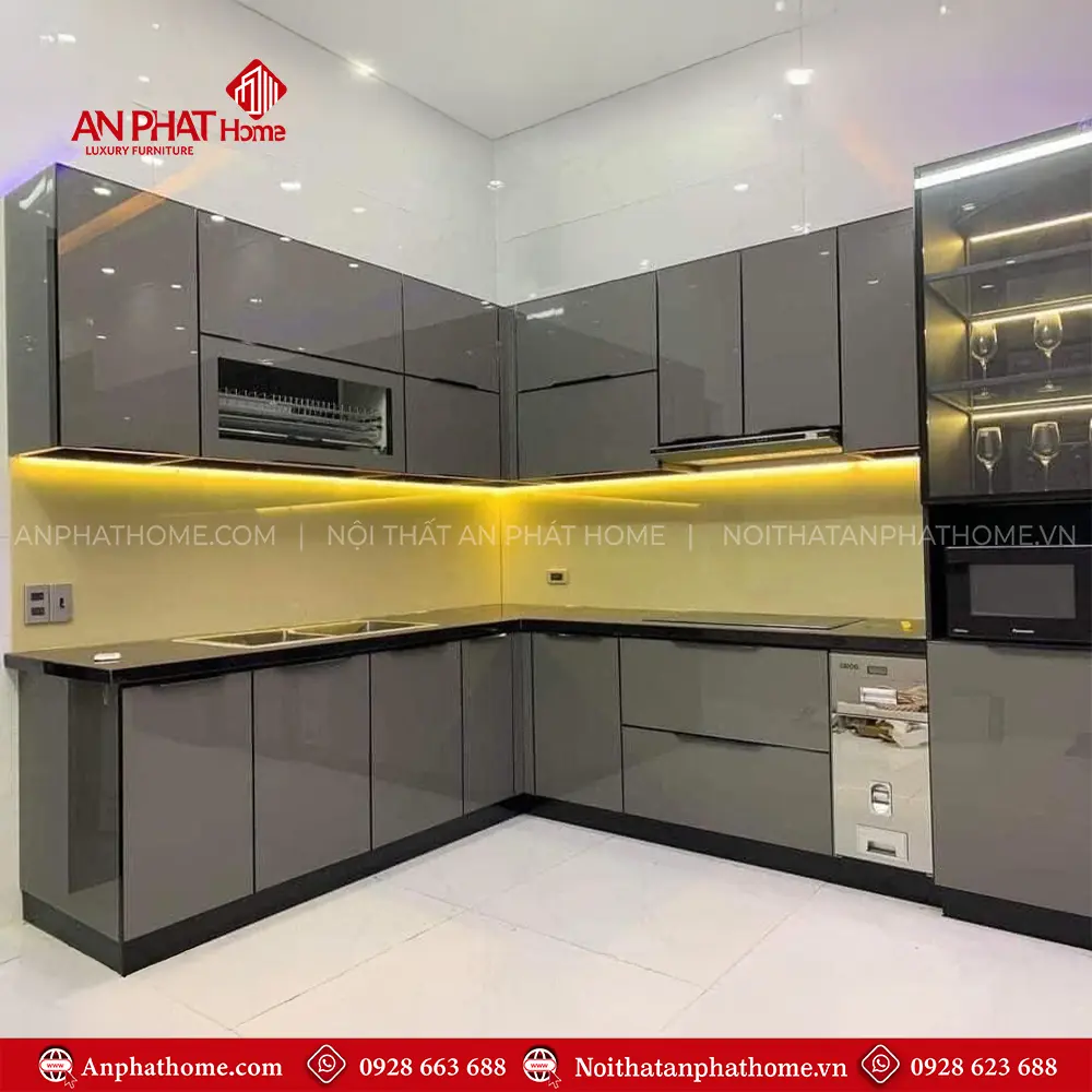 Tủ Bếp Inox Cánh Kính Cao Cao Cấp TB-922 7 Tủ Bếp Inox Cánh Kính Cao Cao Cấp TB-922
