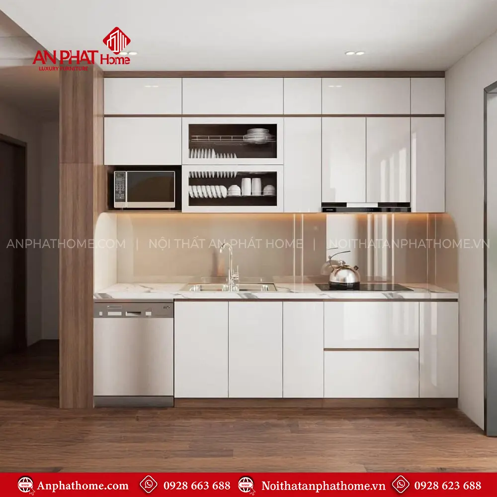 Tủ Bếp MDF Cốt Thái Hiện Đại TB-954 7 Tủ Bếp MDF Cốt Thái Hiện Đại TB-954