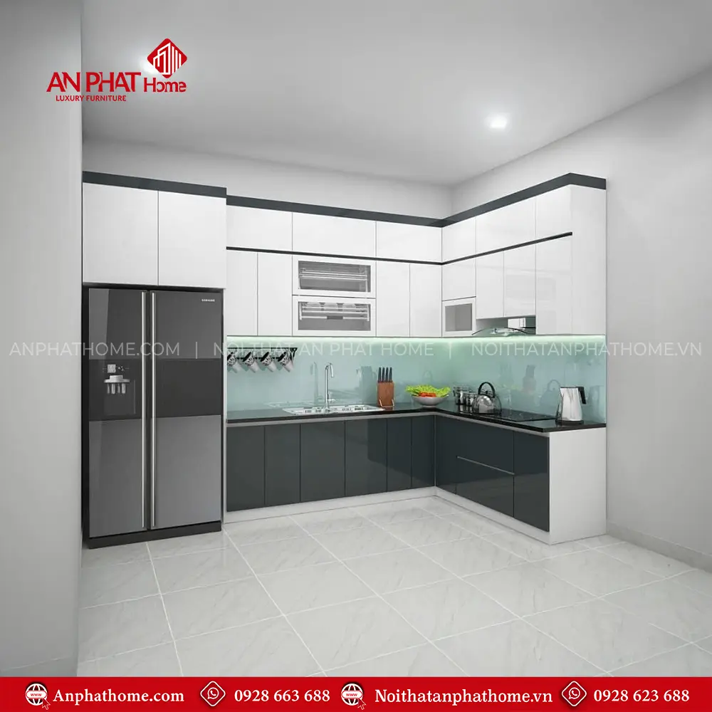 Tủ Bếp Nhựa Hiện Đại TB-928 7 Tủ Bếp Nhựa Hiện Đại TB-928