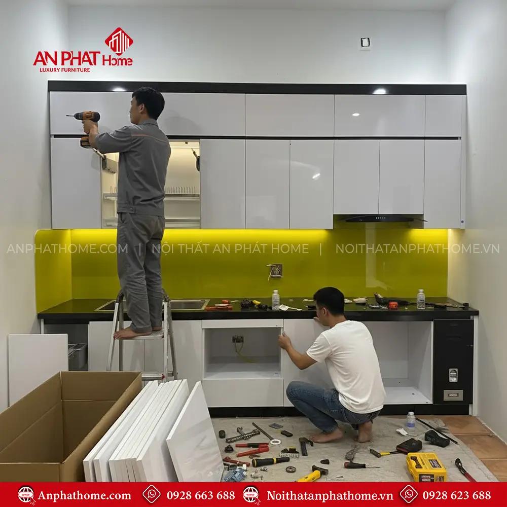 Tủ Bếp Nhựa Thiết Kế Hiện Đại TB-915 9 Tủ Bếp Nhựa Thiết Kế Hiện Đại TB-915