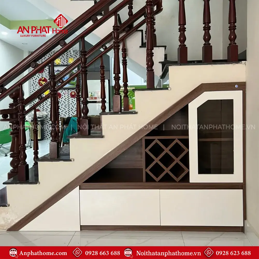 Tủ Cầu Thang Hiện Đại T-5359 9 Tủ Cầu Thang Hiện Đại T-5359