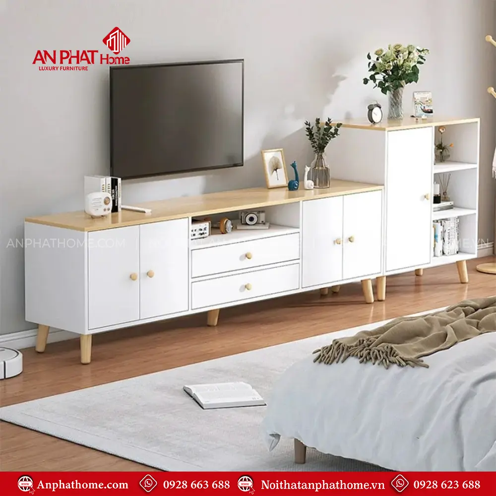 Tủ Kệ Tivi Gỗ Công Nghiệp Giá Rẻ T-5405 19 Tủ Kệ Tivi Gỗ Công Nghiệp Giá Rẻ T-5405