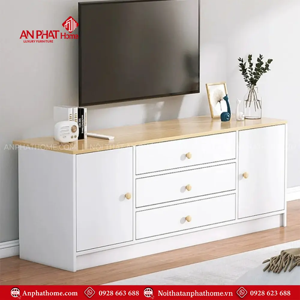 Tủ Kệ Tivi Gỗ Công Nghiệp Giá Rẻ T-5405 20 Tủ Kệ Tivi Gỗ Công Nghiệp Giá Rẻ T-5405
