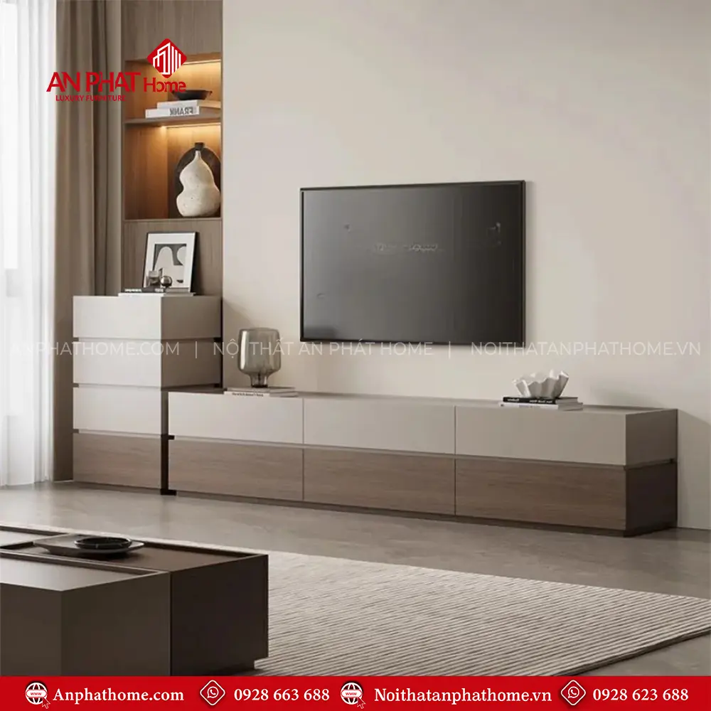 Tủ Kệ Tivi Phòng Khách Gỗ Công Ngiệp T-5412 11 Tủ Kệ Tivi Phòng Khách Gỗ Công Ngiệp T-5412