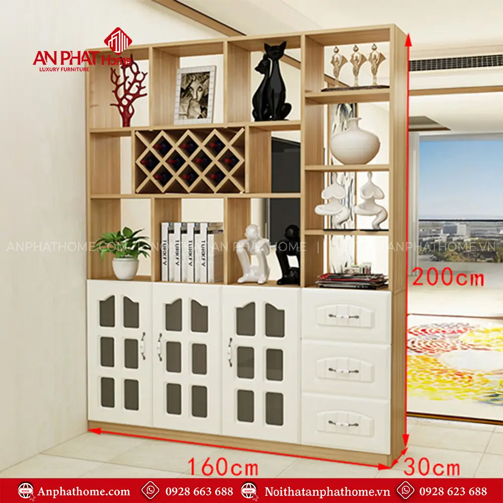Tủ Ngăn Phòng Khách Đa Năng T-5301 14 Tủ Ngăn Phòng Khách Đa Năng T-5301
