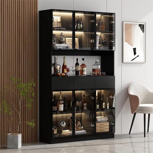 Tủ Rượu Cánh Kính Cường Lực T-5337