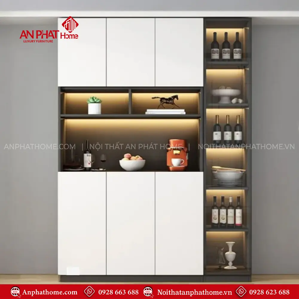 Tủ Rượu Kết Hợp Tủ Trang Trí Đa Năng T-5340 17 Tủ Rượu Kết Hợp Tủ Trang Trí Đa Năng T-5340
