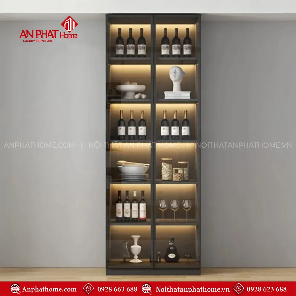 Tủ Rượu Kết Hợp Tủ Trang Trí Đa Năng T-5340 16 Tủ Rượu Kết Hợp Tủ Trang Trí Đa Năng T-5340
