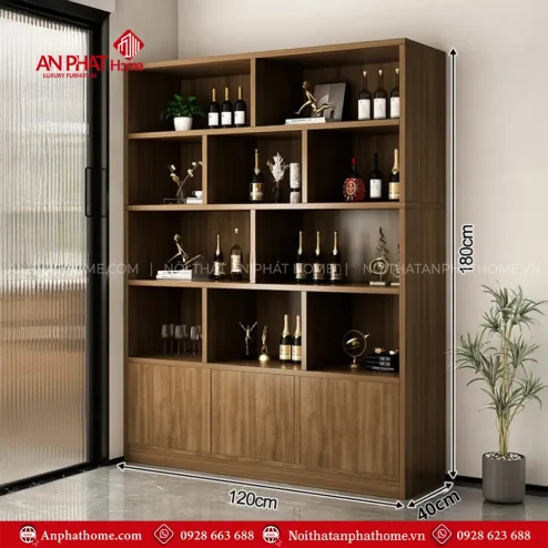 tu ruou phong khach go cong ngiep t 535100005