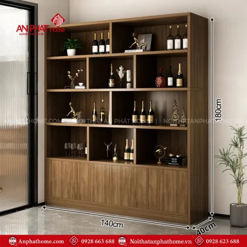 tu ruou phong khach go cong ngiep t 535100009