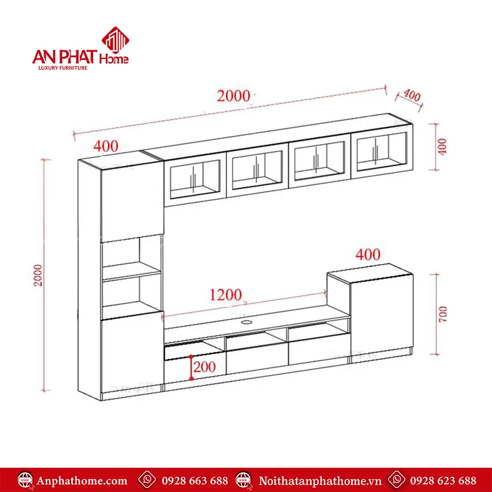 Tủ Tivi Đa Năng Thiết Kế Hiện Đại T-5375 9 Tủ Tivi Đa Năng Thiết Kế Hiện Đại T-5375
