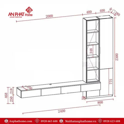 tu tivi go mdf sang trong t 536900001