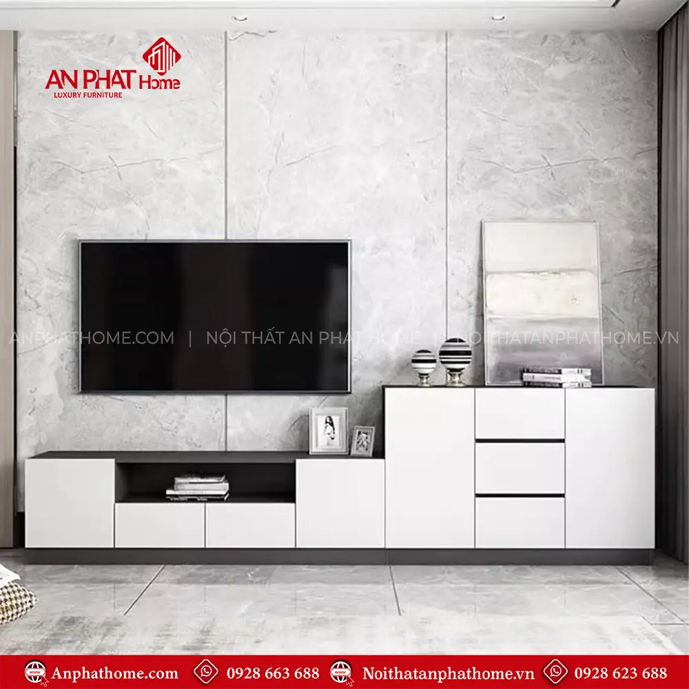 Tủ Tivi Phòng Khách Hiện Đại T-5377 14 Tủ Tivi Phòng Khách Hiện Đại T-5377