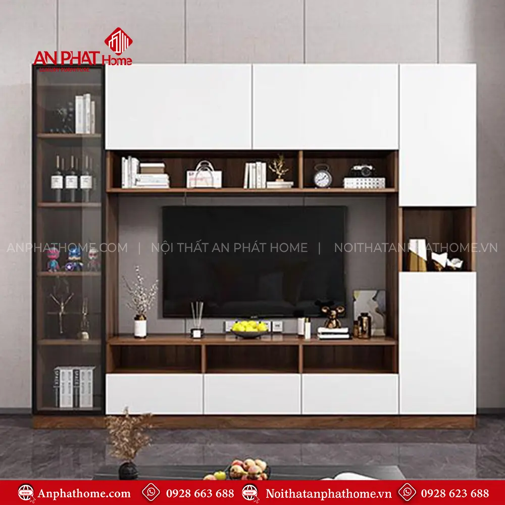 Tủ Tivi Phòng Khách Thiết Kế Sang Trọng T-5363 14 Tủ Tivi Phòng Khách Thiết Kế Sang Trọng T-5363