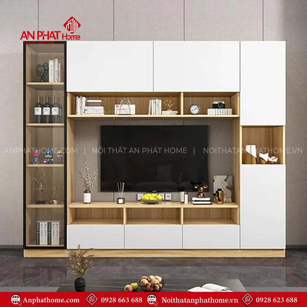 Tủ Tivi Phòng Khách Thiết Kế Sang Trọng T-5363 13 Tủ Tivi Phòng Khách Thiết Kế Sang Trọng T-5363