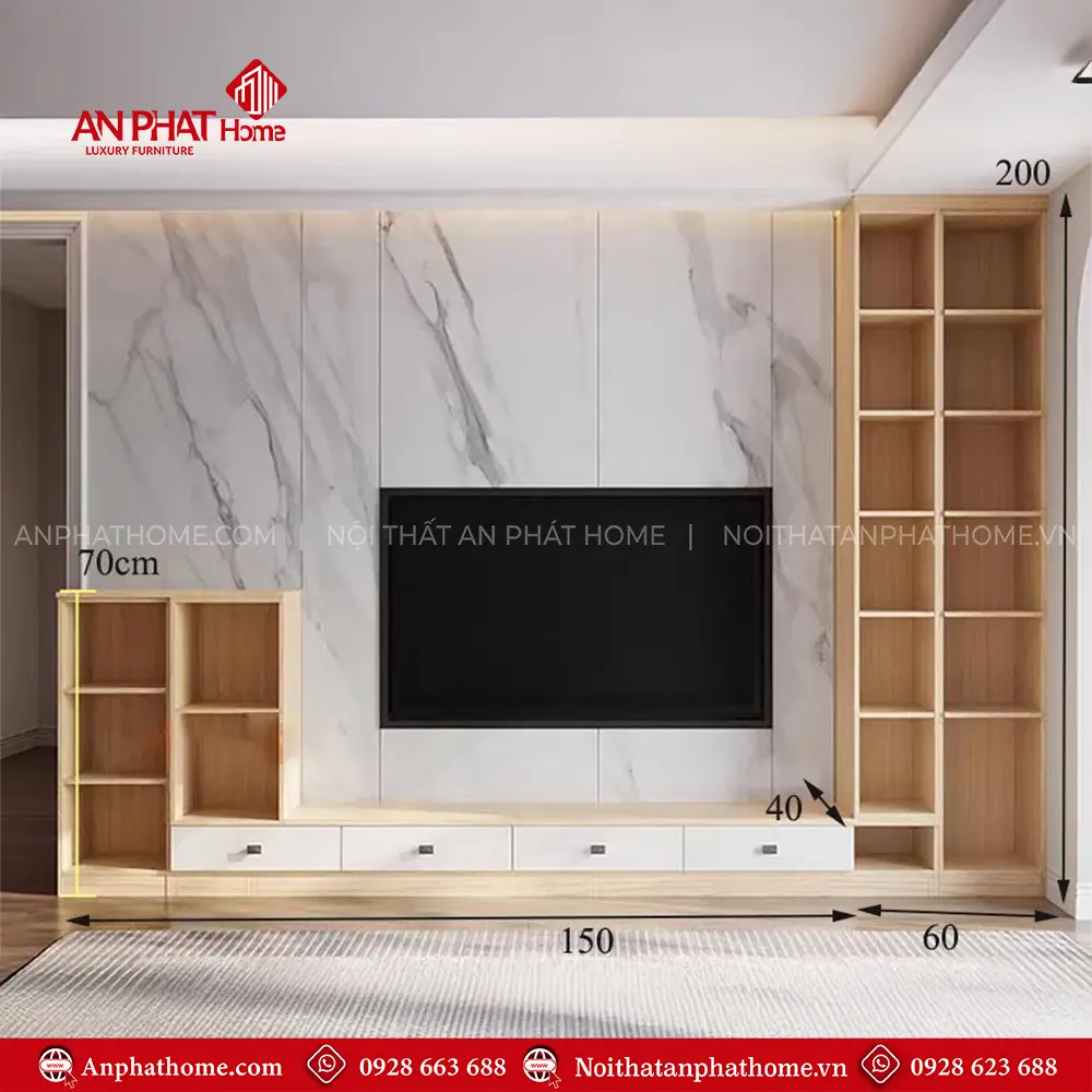 Tủ Tivi Thiết Kế Hiện Đại T-5378 9 Tủ Tivi Thiết Kế Hiện Đại T-5378