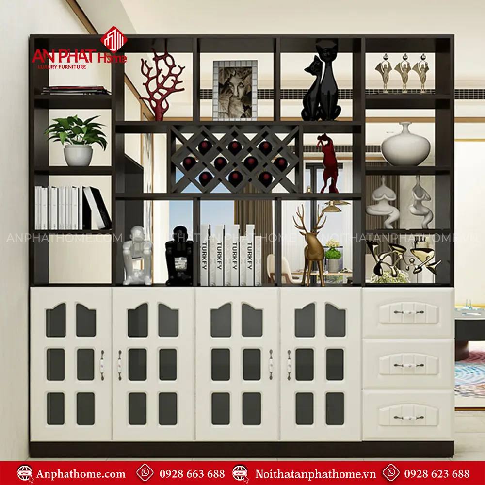 Tủ Trang trí Kết Hợp Tủ Rượu Ngăn Phòng T-5303 9 Tủ Trang trí Kết Hợp Tủ Rượu Ngăn Phòng T-5303